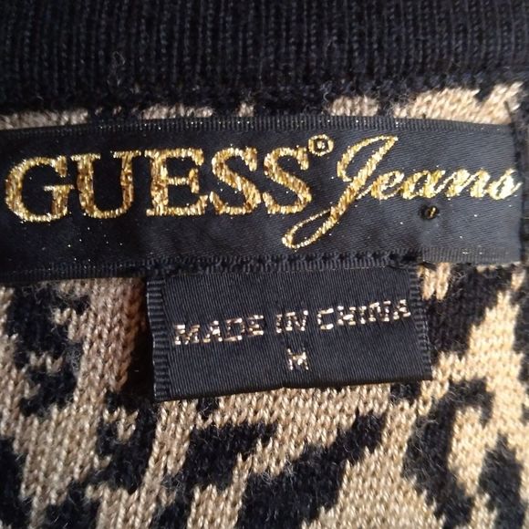 Guess Bodycon Animal Print Mini Dress. Medium - Picture 10 of 11